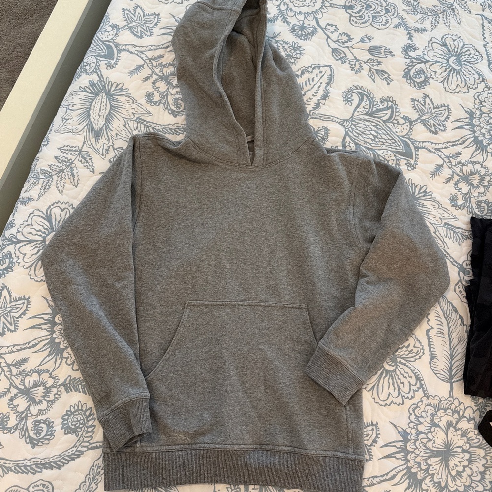 Lululemon gray hooded sweatshirt